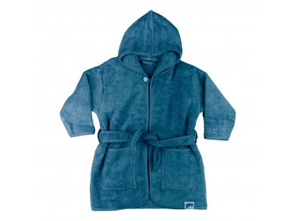 Kikko Dětský biobavlněný froté župan XKKO Organic - Mountain Spring 12-24m