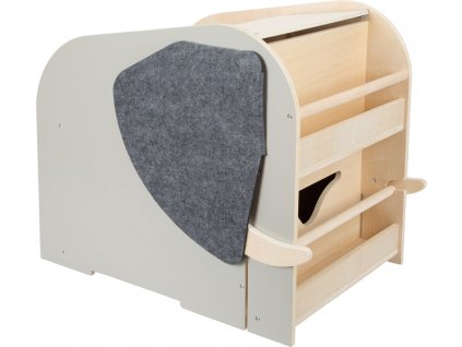 small foot Box na hračky se sedadlem a kolečky slon Wildlife