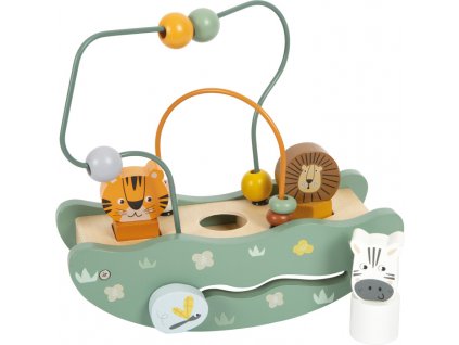 small foot Motorický labyrint s houpačkou Safari