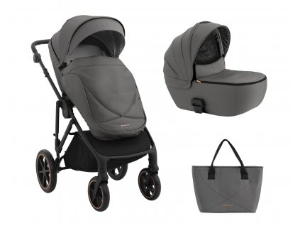 KIKKABOO Kočárek Thea 2v1 Grey 2024
