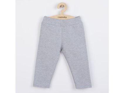 Kojenecké bavlněné legíny New Baby Leggings šedé