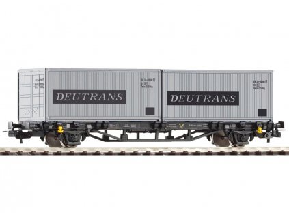 Piko Plošinový vagón Lgs579 2x20ft kontejnér Deutrans DR IV - 57747