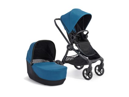 BabyJogger CITY SIGHTS 4WM AKČNÍ set 2v1 (kočárek+korba) vč. madla DEEP TEAL