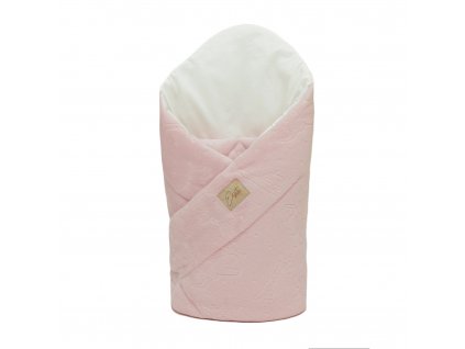 ESITO | Mikroplyšová zavinovačka pro miminko ZOO Cameo pink 85x85 cm - růžová / 85 x 85 cm