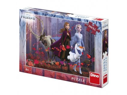 Dino Puzzle Frozen II sestry v lese 300 XL dílků