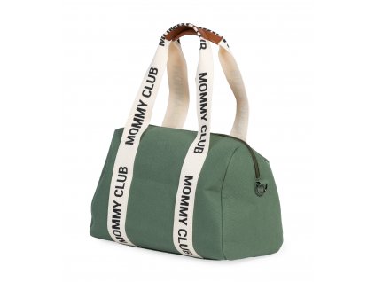 Childhome Přebalovací taška Mommy Club Signature Canvas Green