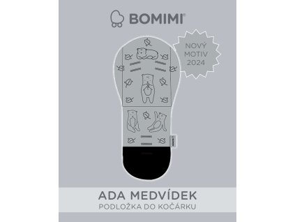 Bomimi ADA Podložka MEDVĚD grey