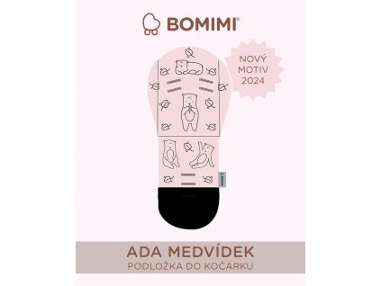 Bomimi ADA Podložka MEDVĚD pink