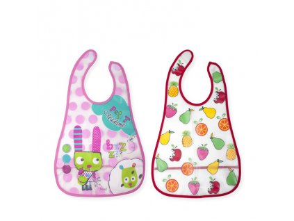 Interbaby INTERBABY | Bryndák omyvatelný 2 ks VELKRO 42x44 cm - MADAME