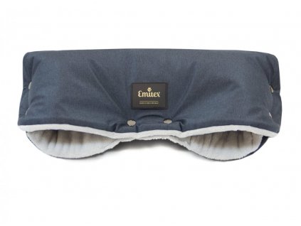 Emitex Rukávník kočár PREMIUM - šedý žíhaný + světle šedý