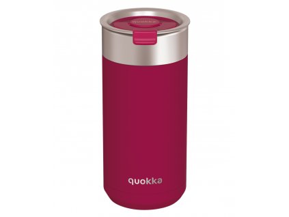 Quokka Nerezový termohrnek se sítkem Boost Maroon 400 ml