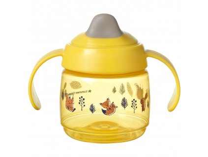 Superstar netekoucí hrnek, 190ml 4m+, Žlutá