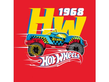 Magický ručníček Hot Wheels 1968 30x30 cm Zvolte balení po: 1 ks