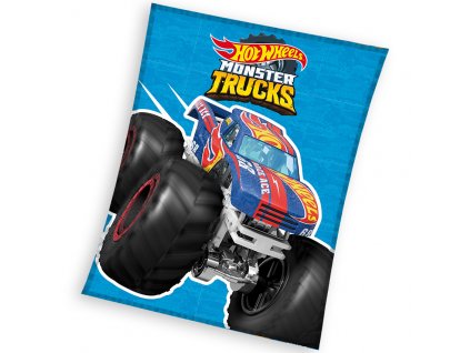 Dětská deka Hot Wheels Monster Trucks 130x170 cm