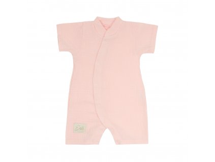 ESITO Letní overal pro miminko mušelín Pink - růžová / 56