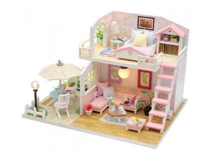 2Kids Toys miniatura domečku Růžový dům
