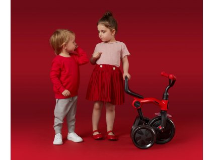 MILLY MALLY tříkolka Qplay Ant red