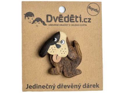 2Kids Toys Dřevěná magnetka velká Pes