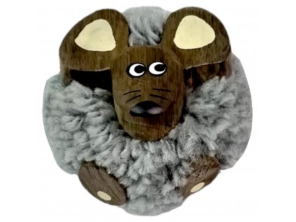 2Kids Toys Dřevěná magnetka velká pompon Myš