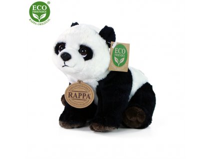 Rappa Plyšová panda 18 cm ECO-FRIENDLY