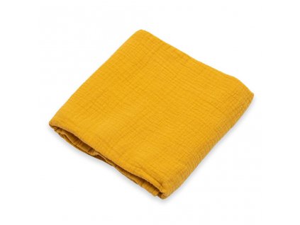 Dětská mušelínová deka New Baby mustard