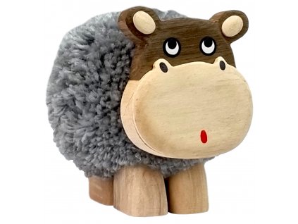 2Kids Toys Dřevěná figurka XL pompon Hroch