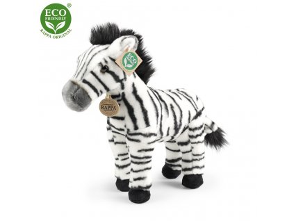 Rappa Plyšová zebra stojící 30 cm ECO-FRIENDLY