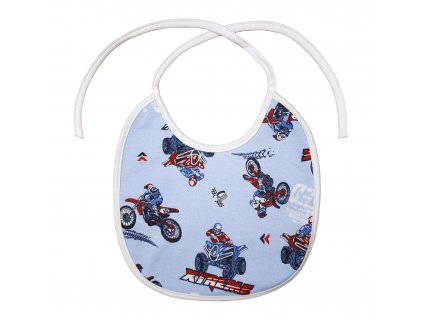 ESITO | Bryndák bavlna Motorky blue - modrá