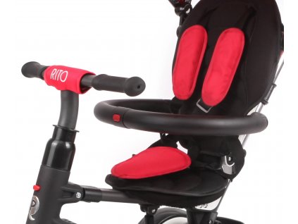MILLY MALLY Tříkolka Qplay Rito Rubber Red