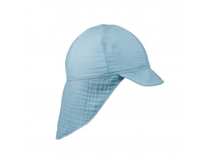 ESITO Dětská kšiltovka s krytím krku mušelín Blue - modrá / L