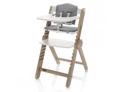 ZOPA Dřevěná jídelní židlička Clipp & Clapp 2024 Nature