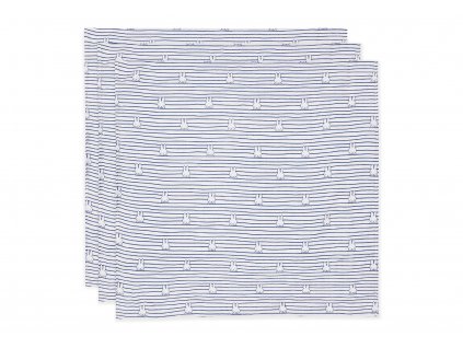 JOLLEIN Pleny 3 ks 70x70 cm Miffy Stripe Navy
