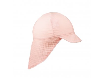 ESITO Dětská kšiltovka s krytím krku mušelín Pink - růžová / XS