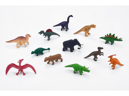Mojo Mini svět Prehistorická zvířátka 12 ks