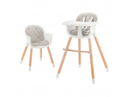 jídelní židlička  KINDERKRAFT SIENNA grey