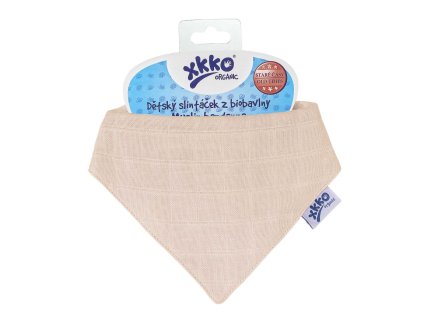 Kikko Dětský slintáček XKKO Organic Staré časy Natural