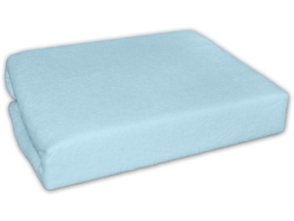 Baby Nellys Froté prostěradlo do kočárku 75 x 35 - modré