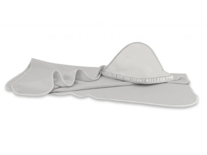 Dětská termoosuška s kapucí Baby Nellys, Royal, 100 x 100 cm, šedá