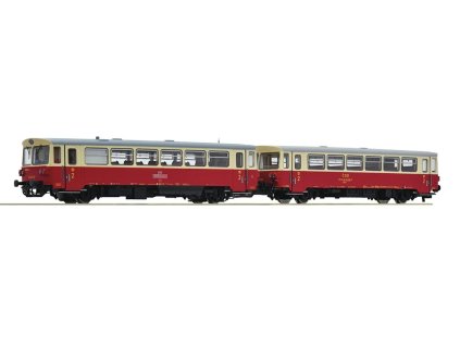 Roco Dieselový motorový vůz řady M 152 0262 s přípojným vozem ČSD, digitální - 7710010
