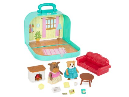 Li'l Woodzeez Li'l Woodzeez Sada v kufříku Obývací pokoj