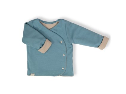 ESITO | Dětská bunda WRAP Warmkeeper ZOE Teal - modrá / 68