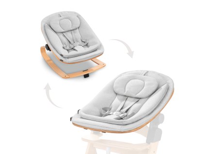 Hauck Křesílko Bouncer Eco 3v1 na židličky Alpha+/Beta+ Light Grey