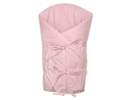 Klasická retro zavinovačka NATURE šněrovací s výplní - pudrová