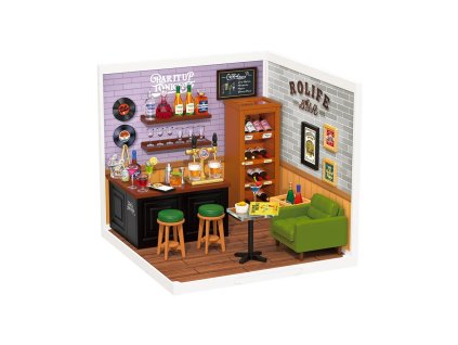 RoboTime 3D dřevěná skládačka Miniatura domečku Hospůdka Cheers