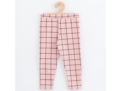 Dětské legíny z teplákoviny New Baby Kindergarten pink