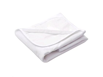 Froté nepromokavá podložka New Baby 120x60 bílá