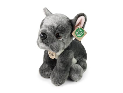Rappa Plyšový pes francouzský buldoček sedící 26 cm ECO-FRIENDLY