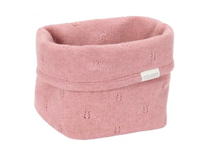 LITTLE DUTCH Košík pletený malý Pure Pink Blush