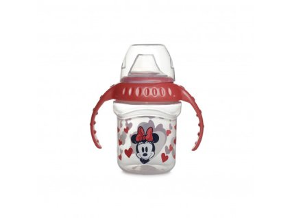 THERMOBABY Hrneček netekoucí s pítkem a držákem, Minnie