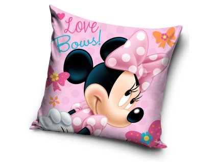 Dětský polštářek Minnie Love Bows